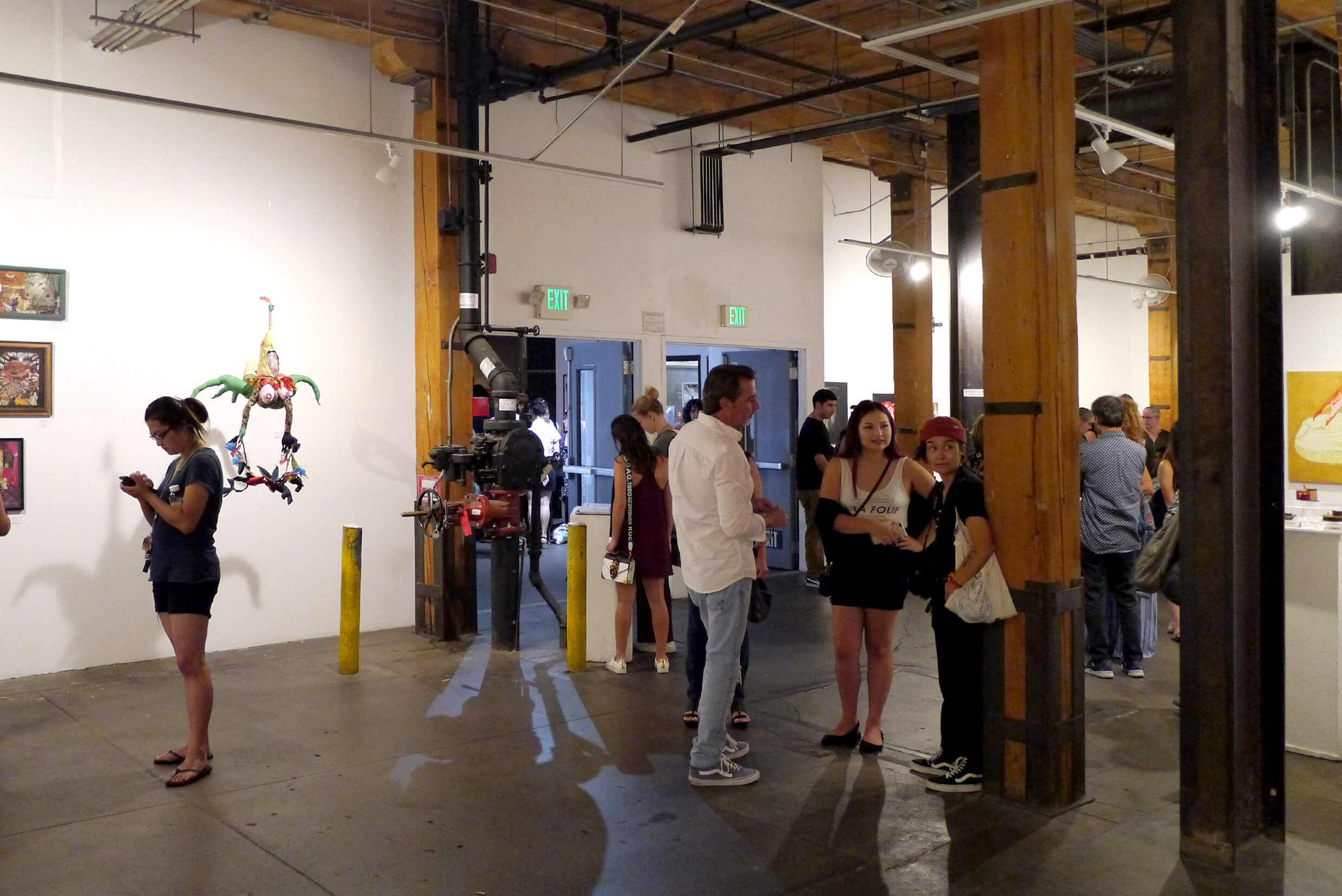 Exhibition view of Group Exhibition Satan's Food Court Art Share L.A(Los Angeles) Sept 7-Oct 13, 2019