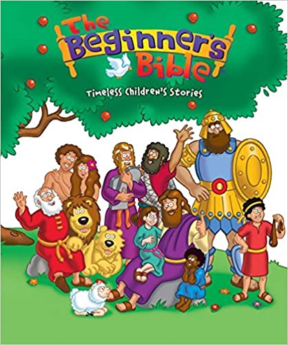 書籍The Beginners Bible: Timeless Bible Stories (The Beginner's Bible)(Catherine Devries (編集), Kelly Pulley (イラスト)/Zondervan)」の表紙画像