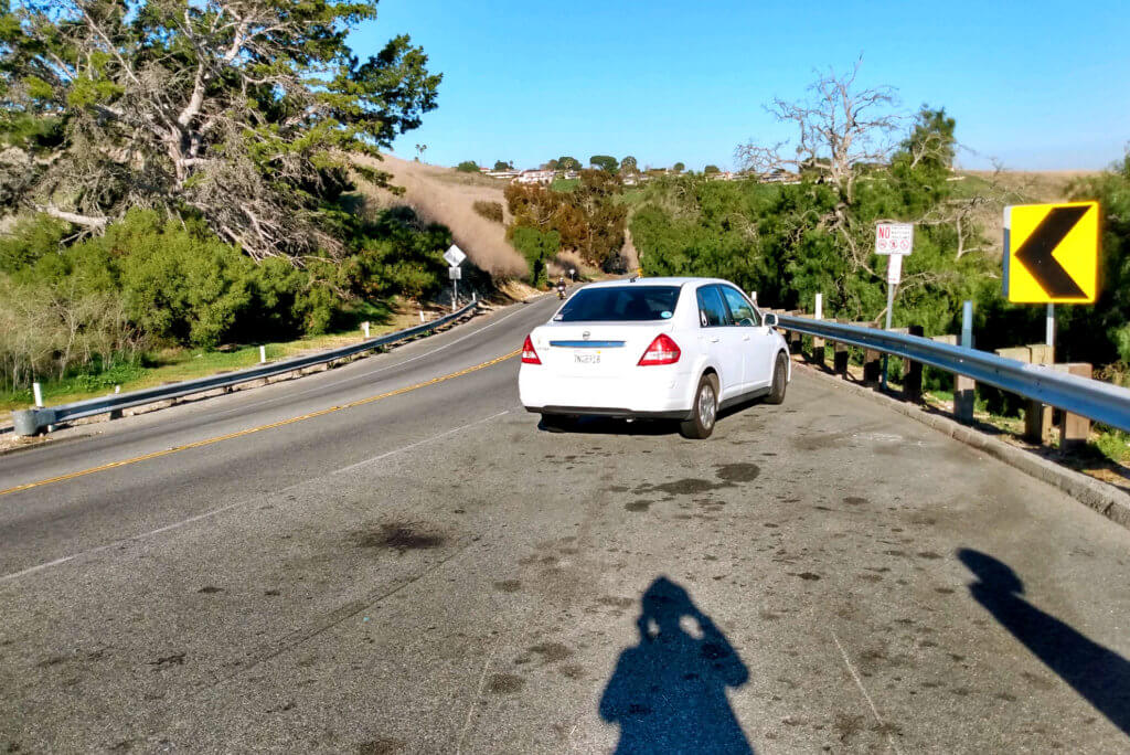 Moutain Pass at Palos Verdes Under the fine weather