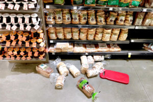 Dropped bread at whole foods Supermarket in Los Angeles