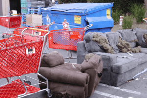 shopping-carts-tore-sofa-at-the-carpark-in-torrance