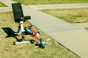 tri-cycle-and-fitness-machine-at-the-yard-in-torrance