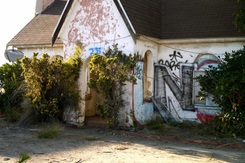 Abandoned house in LA California