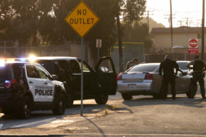 American police to arrest the car