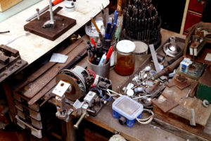 Tools on the workbench