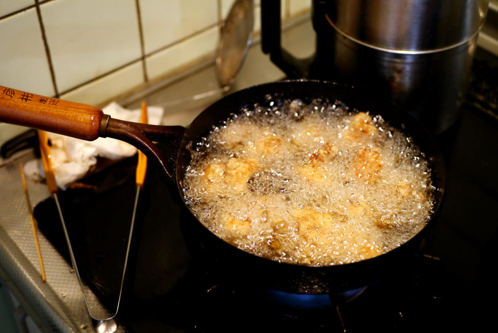 Crocket in the deep fried pan