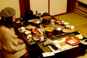 Onsen ryokan dinner