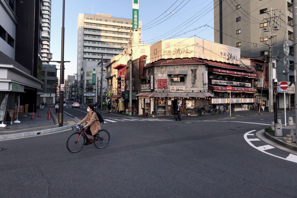 Hiroshima city downtown, izakaya Hamaken