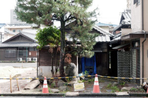 Entrance of a private house in Hiroshima Japan