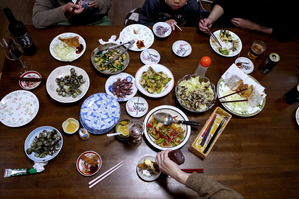 Mingle the dinner in Hiroshima Japan