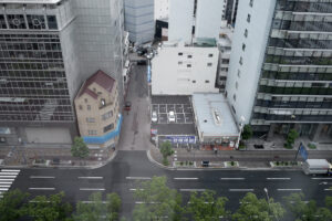 Scenery of central Hiroshima as seen from skyscrapers