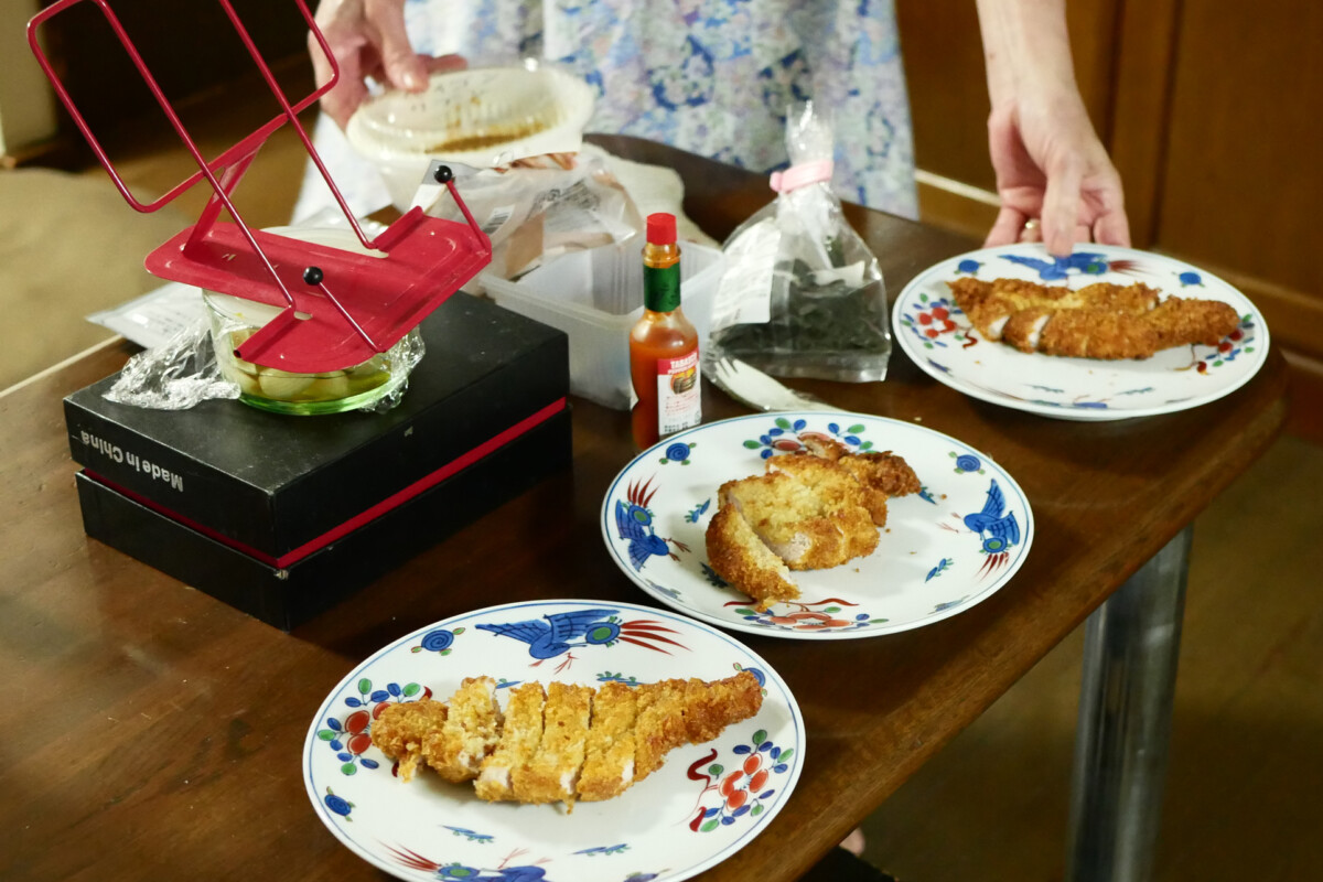 pork cutlet Pork cutlet on the table
