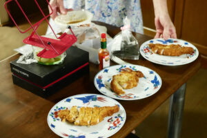 Pork cutlet on the table