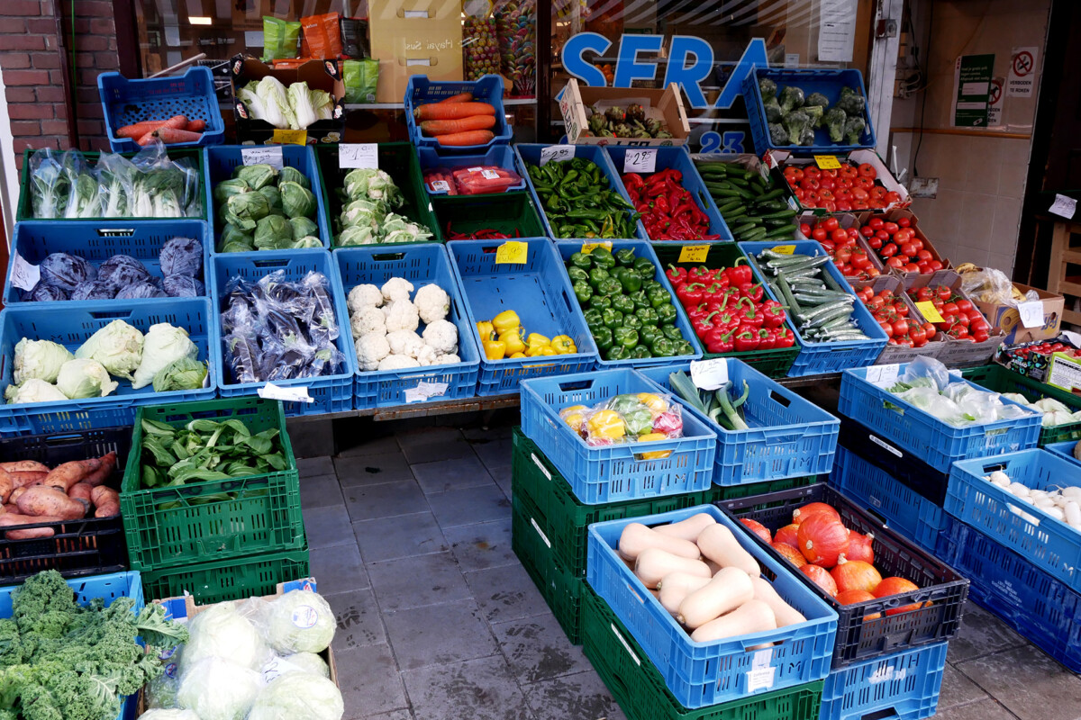 a vegetable store a vegetable store in the Netherlands