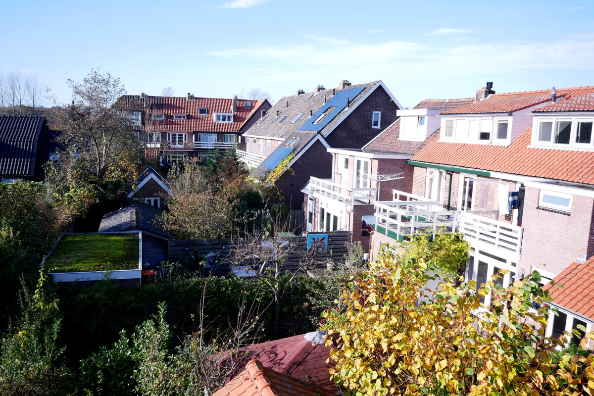 View from window Netherlands Castricum View from my room's window