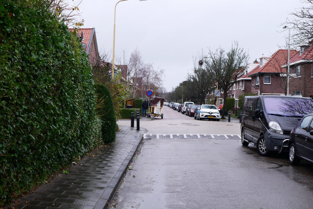 Outskirt load in the Netherlands in winter season