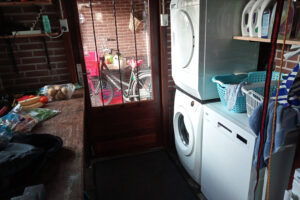 Laundry at the storage room in the Netherlands