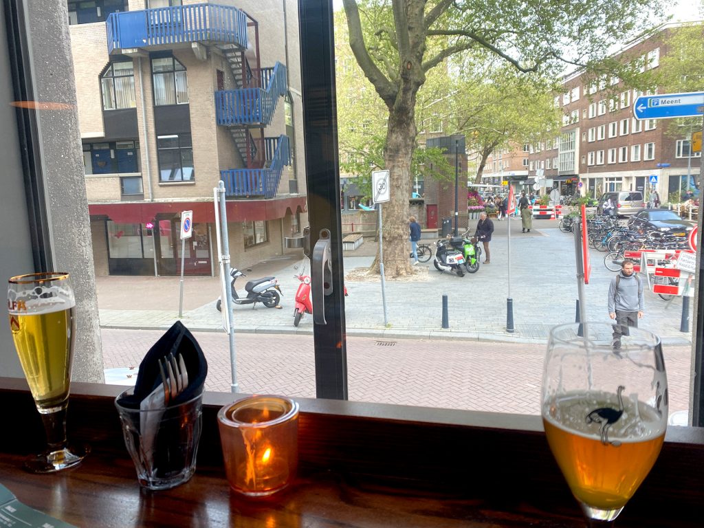 View from a bar in Rotterdam