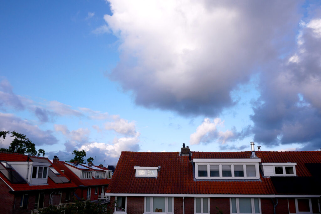 Netherlands sky clouds in June 1st