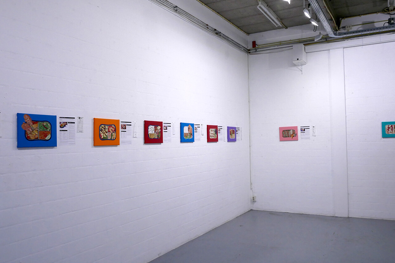 個展「BENTO」DE BOUWPUT/アムステルダムの展示風景