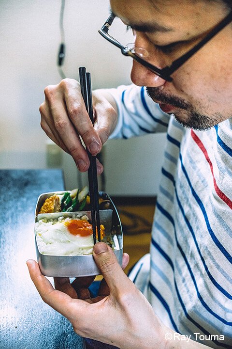 BENTOという哲学または生き方、日本の伝統文化である弁当をモチーフとした作品の写真素材撮影