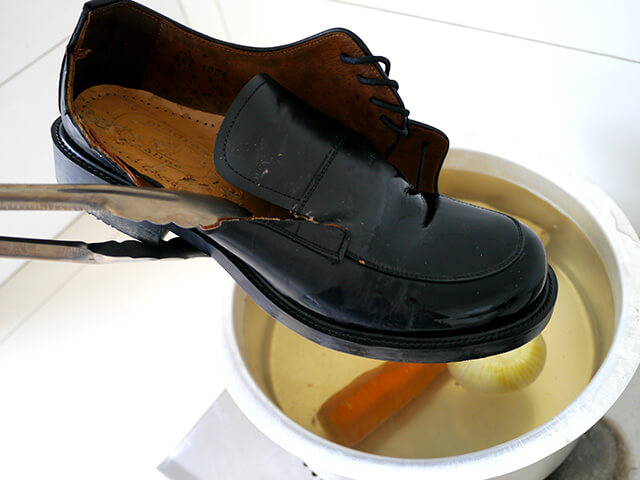 レザー料理の写真素材