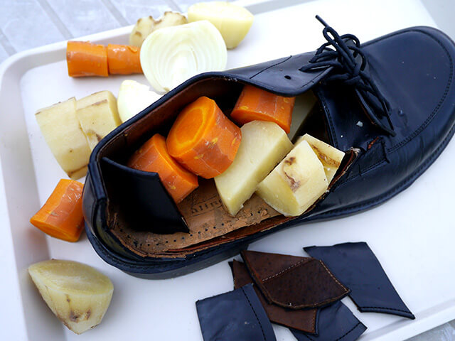 レザー料理の写真素材