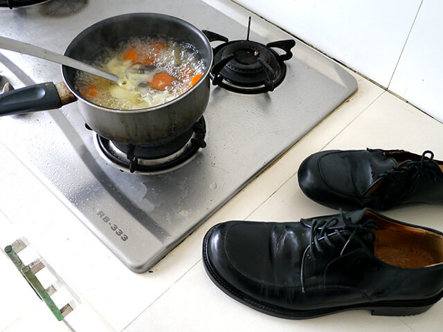 レザー料理の写真素材