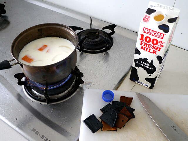 レザー料理の写真素材