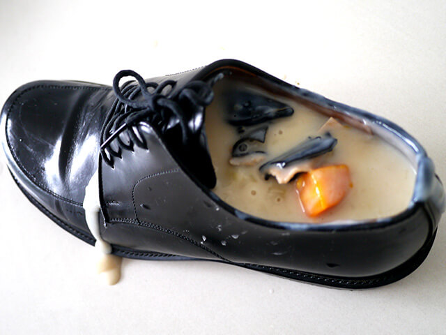 レザー料理の写真素材