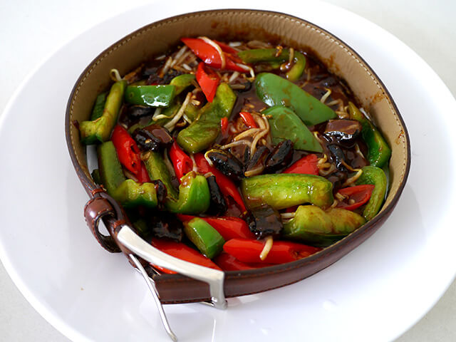 レザー料理の写真素材