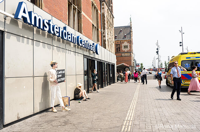 Eat Hateの写真素材撮影、オランダなど参加者の人々