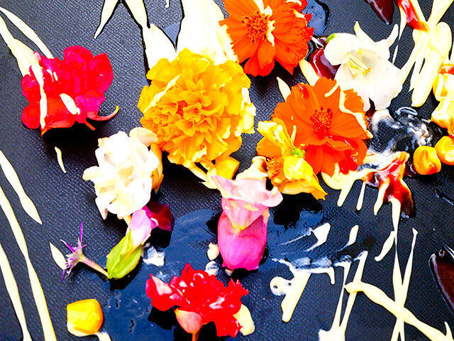 Edible Flowersの写真素材