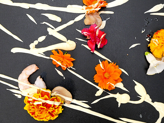 Edible Flowersの写真素材