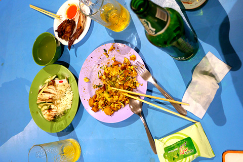 Double Flag日本とシンガポールの歴史的関係性をテーマとした作品の写真素材撮影