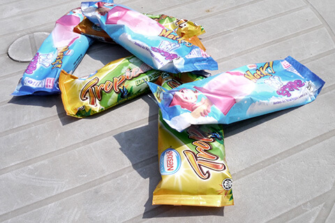 Photographing elements for the Keep Frozen series