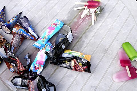 Photographing elements for the Keep Frozen series