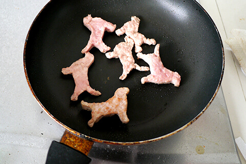 謎肉の写真素材撮影