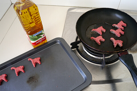 謎肉の写真素材撮影