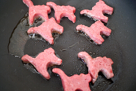 謎肉の写真素材撮影