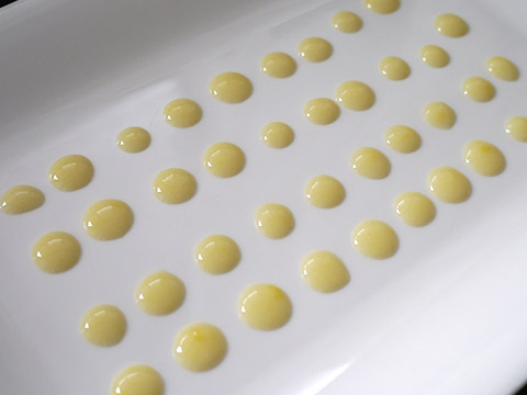 Photographing elements for Paste Abstraction, Baby food, liquid foods series