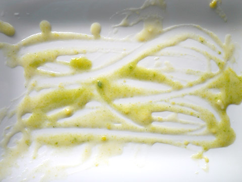Photographing elements for Paste Abstraction, Baby food, liquid foods series