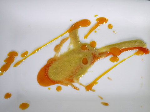 Photographing elements for Paste Abstraction, Baby food, liquid foods series