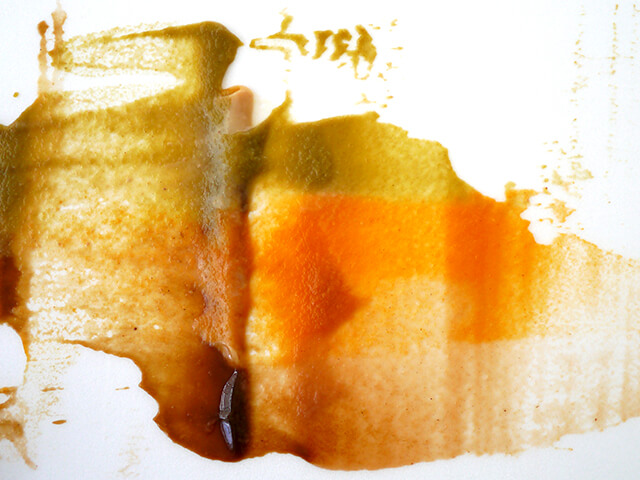 Photographing elements for Paste Abstraction, Baby food, liquid foods series
