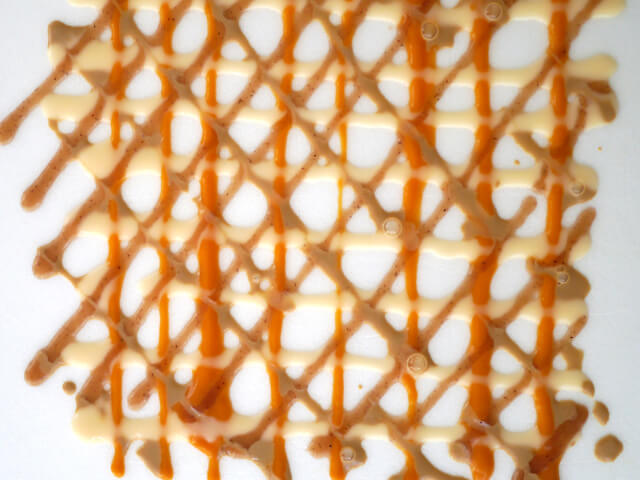 Photographing elements for Paste Abstraction, Baby food, liquid foods series