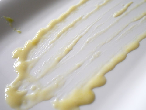 Photographing elements for Paste Abstraction, Baby food, liquid foods series