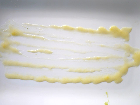 Photographing elements for Paste Abstraction, Baby food, liquid foods series