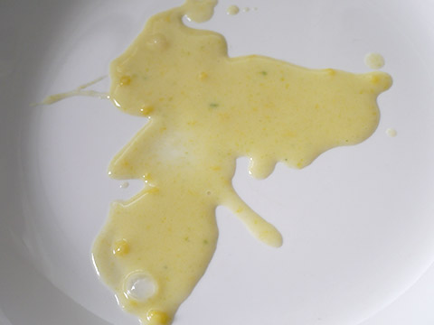 Photographing elements for Paste Abstraction, Baby food, liquid foods series