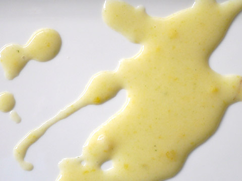 Photographing elements for Paste Abstraction, Baby food, liquid foods series