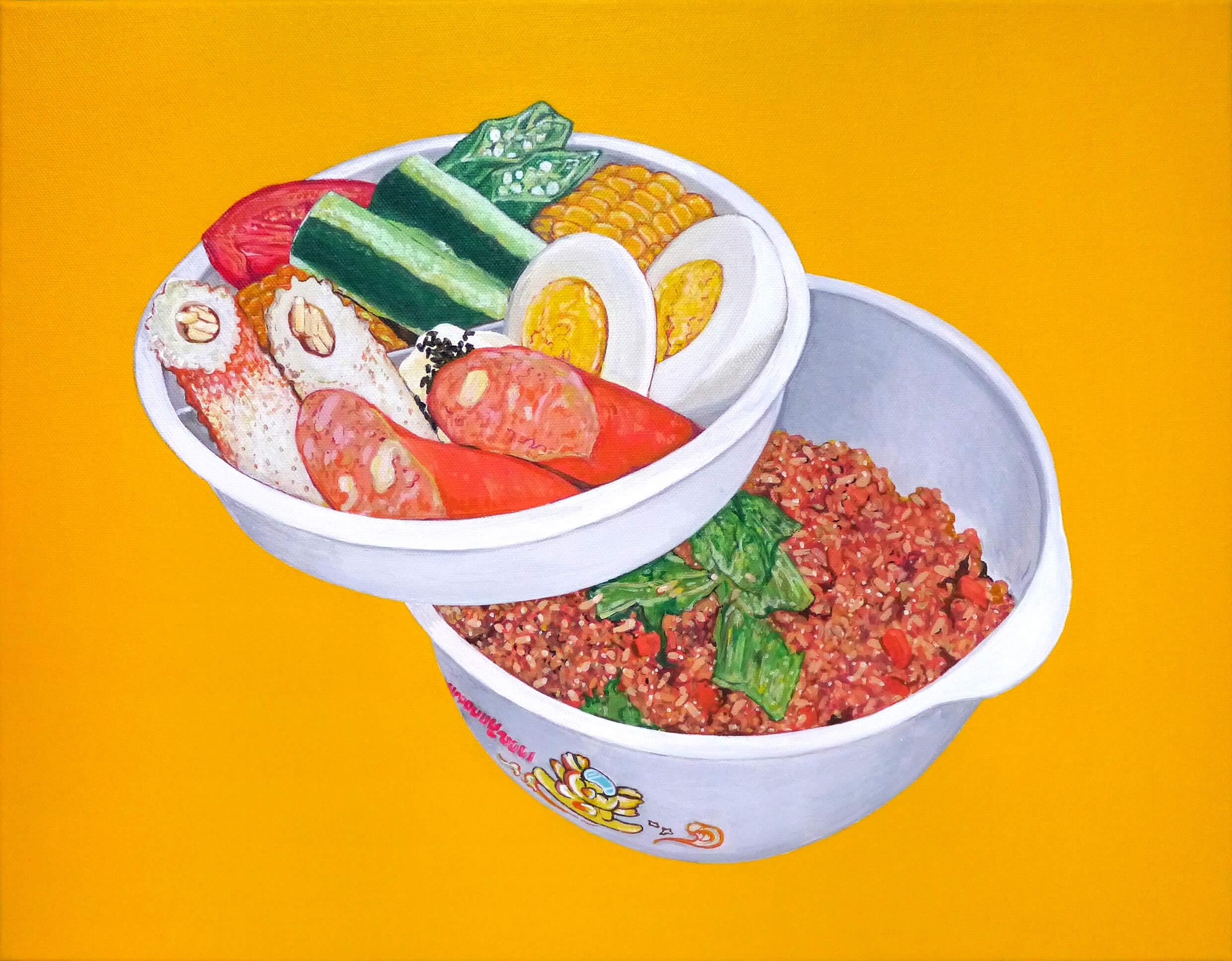 BENTO シリーズ<の絵画作品